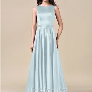 JJ’s house blue satin dress